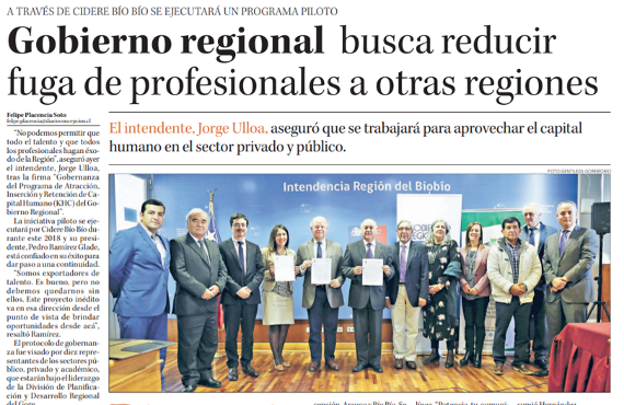 Imagen de Noticia: Gobierno regional busca reducir fuga de profesionales a otras regiones